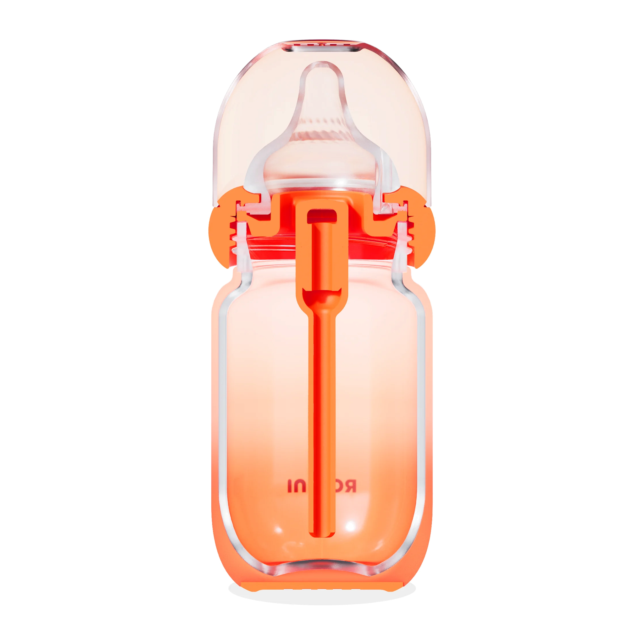Wrapped glass bottle 160 ml product view