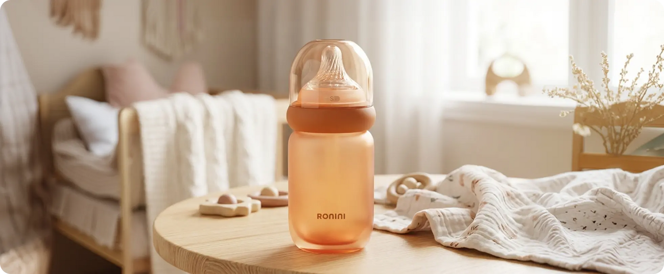 Fresh nipples until your baby's ready for a cup.